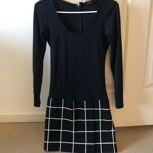 Long sleeve banana republic dress